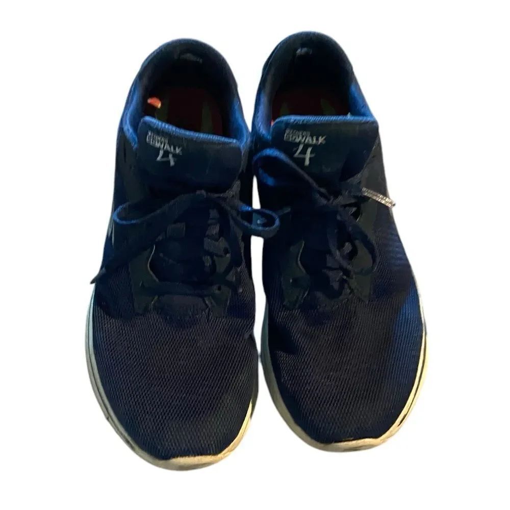 Skechers size 9 navy tennis shoes see pics